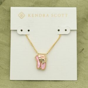 Kendra Scott Ballet Gold Blush Mother-of-Pearl Necklace accessories